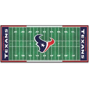 FANMATS - 7353 NFL Houston Texans Nylon Face Football Field Runner 30"x72"