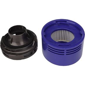 LGEGE Rear Motor Cover, Post Filter Replacement Set Compatible with Dyson V7 V8 Vacuum Cleaners, Upgraded Accessories for Dyson Motorhead,Absolute, Animal Pro,Carbon Fiber,Trigger Pro