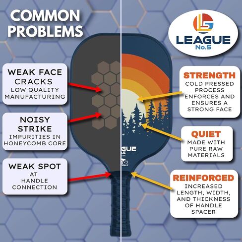 Pickleball Paddles Set of 2 - USAPA Approved Pickle Ball Racket - Indoor Outdoor Game - 4 Balls, Ball Retrievers, Carrying Bag - Court Equipment for Men Women Family - Pro Racquet Sets in Saudi Arabia