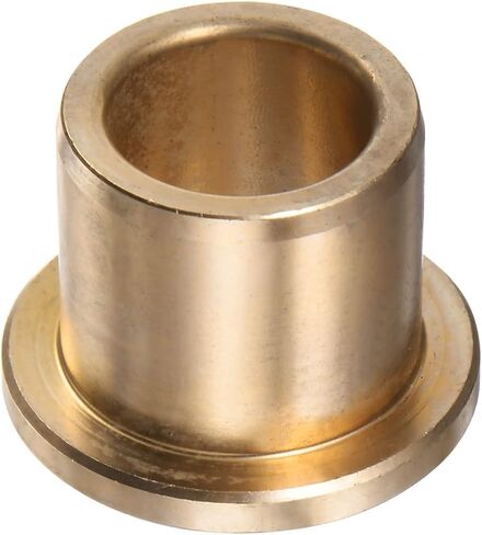 Flange Bearing Sleeve 15mm Bore 21mm OD 20mm Length 3mm Flange Thickness Bronze Bushing Self-Lubricating Bushings Sleeve for Industrial Equipment in Saudi Arabia