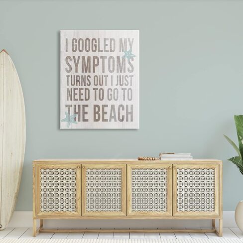 Stupell Industries Need to Go Beach Phrase Canvas Wall Art, Design by Lil' Rue in Saudi Arabia