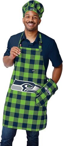 FOCO NFL unisex-adult Nfl Team Logo Grilling Cooking Chef Gear - Apron, Mitt, Hat in Saudi Arabia