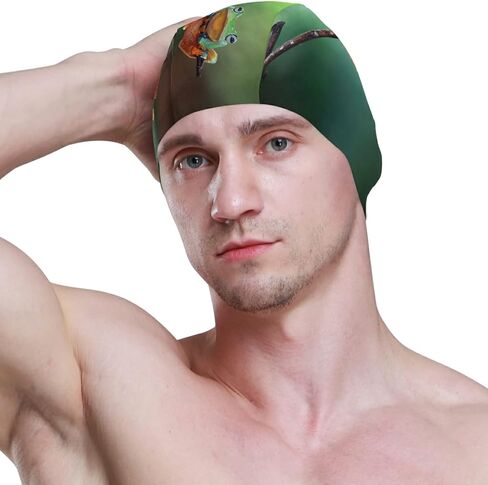 Swimming Cap Unisex Adult Swim Cap Swimming Polyester in Saudi Arabia