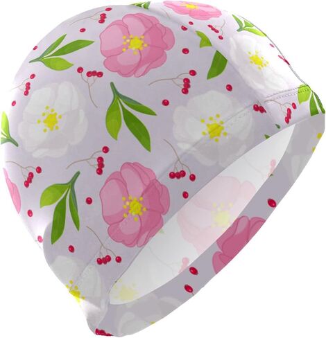 Swimming Cap Unisex Adult Swim Cap Swimming Polyester in Saudi Arabia