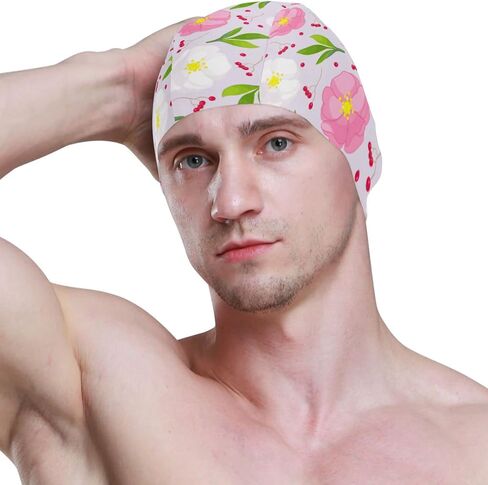 Swimming Cap Unisex Adult Swim Cap Swimming Polyester in Saudi Arabia