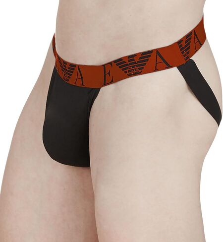 Emporio Armani Men's Bold Monogram 2 Pack Jock Strap in Saudi Arabia