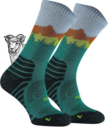 TODO 55% Merino Wool Hiking Socks Men & Women - Breathable, Thermal for all Outdoor Activities in Saudi Arabia