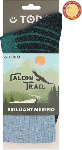 TODO 55% Merino Wool Hiking Socks Men & Women - Breathable, Thermal for all Outdoor Activities in Saudi Arabia
