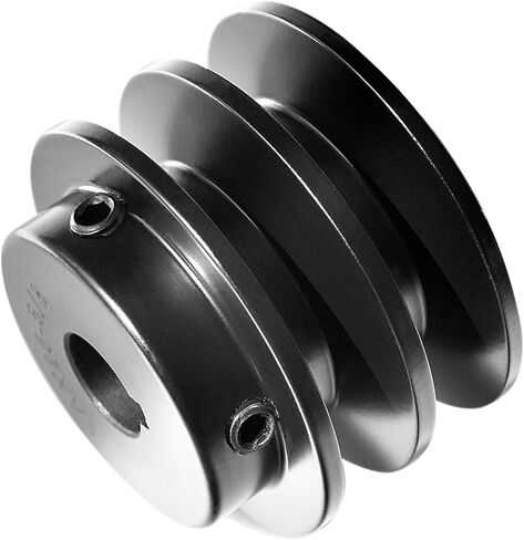 2AK25-5/8 Double Groove V-Belt Pulleys, 2.5" OD 5/8" Fixed Bore, Cast Iron, for A, 3L&4L (A&AX) V-Belts in Kuwait