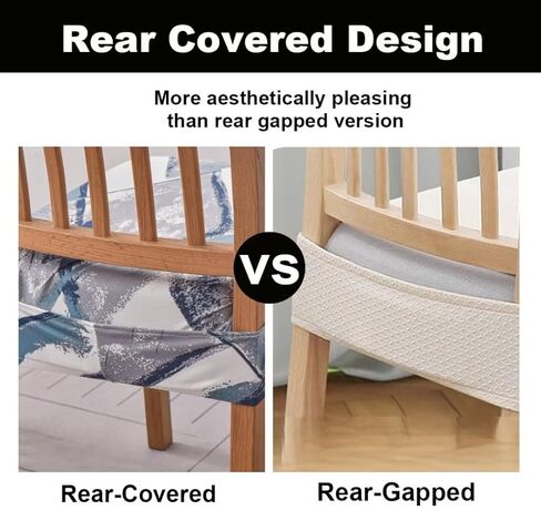 Chair Seat Covers for Dining Room Set of 4, Stretch Jacquard Removable and Washable Chair Covers, Protector Chair Cushion Kitchen Dining Home Slipcovers(4 Pack) in Kuwait