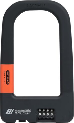 قفل على شكل حرف U من الفولاذ المقاوم للسرقة شديد التحمل من سولويست (83 مم × 153 مم، كومبو) in Kuwait