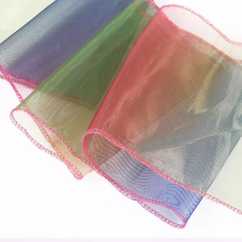 50 حزمة من أوشحة كرسي الأورجانزا، ربطات كرسي قوس قزح، أشرطة لتزيين كراسي الزفاف لتزيين حفلات الزفاف (قوس قزح) in Kuwait