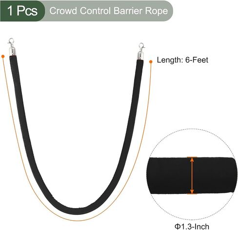 YOKIVE Pink Velvet Stanchion Rope Crowd Control Barrier Rope, Manage The Crowd, Great for Hotels, Theaters, Ticket Offices (Golden, 8 Feet) in Saudi Arabia
