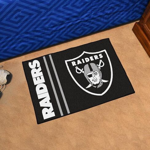 FANMATS 8236 Las Vegas Raiders Starter Mat Accent Rug - 19in. x 30in. | Sports Fan Home Decor Rug and Tailgating Mat Uniform Design in Saudi Arabia