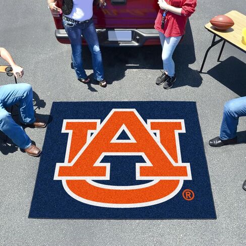 FANMATS 1354 Auburn Tigers Tailgater Rug - 5ft. x 6ft. Sports Fan Area Rug, Home Decor Rug and Tailgating Mat - AU Primary Logo in Saudi Arabia