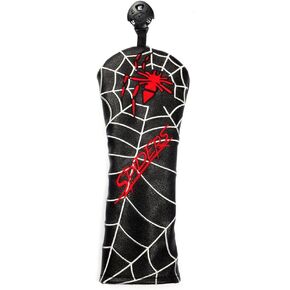 PU Leather Spider Embroidery Golf Club Head Covers for Taylormad Driver Fairway Woods Hybird