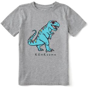 Kids Rad Roarsome Dino Short Sleeve Crusher Tee