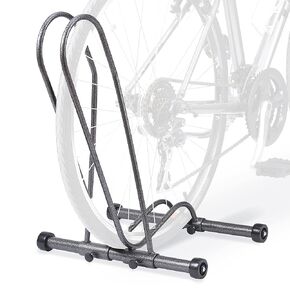 Delta Cycle Single Bike Stand Floor, Tool-Free Adjustable Bike Floor Stand for Mountain, Fat Tire, Road Bikes, Freestanding Bike Stand for Garage Parking