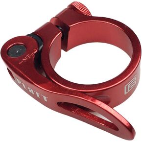 PLATT Bike Seat Post Clamp Aluminium Alloy Bicycle Quick Release Seatpost Collar 28.6mm / 31.8mm /34.9mm