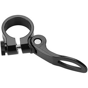 Seatpost Clamp, Aluminum Alloy Bike Quick Release Seat Post Clamp for 25.4mm Seat Post(Black) Bike Seatpost Clamp 1 Inch Seat Post Clamp Bike Seat Clamp Seat Post Clamps
