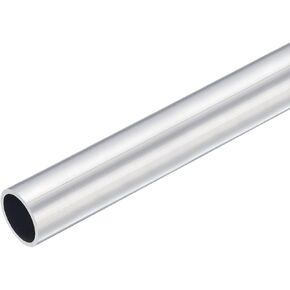 uxcell 6063 Aluminum Round Tube, 28mm OD 24mm Inner Dia 400mm Length Pipe Tubing for Industry DIY Projects