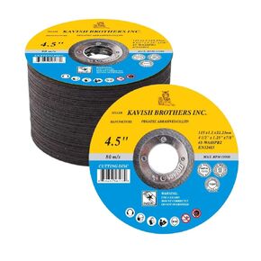 Cut Off Wheel 4-1/2 ",50 pack Metal cutting wheel,Metal & Stainless Steel Fast Cutting Disc for Angel Grinder -7/8 Arbor Hole.