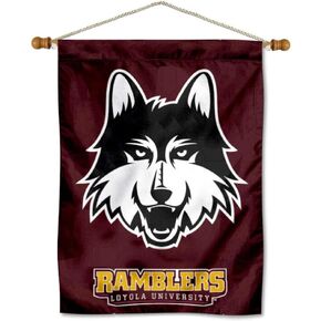 Loyola Chicago Ramblers Banner with Hanging Pole