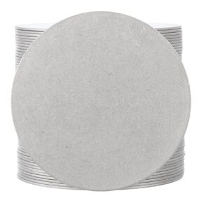CleverDelights 4" Round Aluminum Blanks - 10 Pack - 14GA (.063") Aluminum Discs