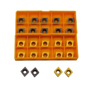 20pcs CCMT32.51/32.52 CCMT09T304/09T308 Carbide Inserts Turning Inserts for Metal Cutting Cutter bar