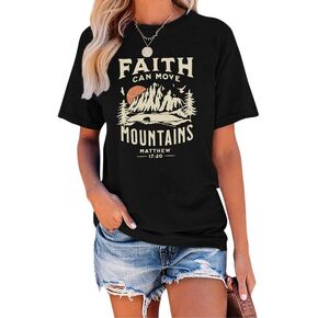GEMLON Womens Summer Graphic Tees Shirts 2024 Trendy Tshirts Loose Fit Short Sleeve T-Shirts Tops for Women
