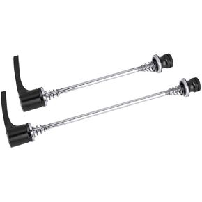 1 Pair of Bicycle Skewers, 157MM /197MM Quick Releases Hub Wheel Shaft, Front and Rear Skewer.(Black)