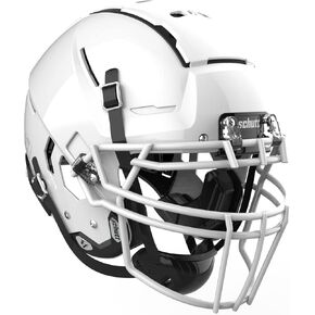 Schutt F7 VTD Collegiate Football Helmet, ROPO DW NB VC Facemask Attached, Large, White