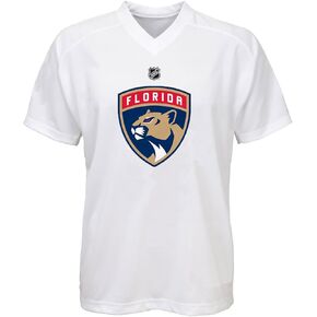 Outerstuff Florida Panthers Kids Boys Size 4-7 Primary Team Logo Jersey Shirt