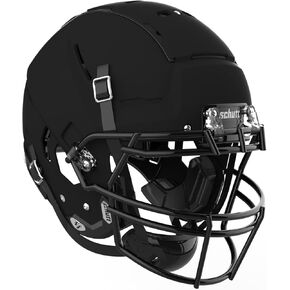 Schutt F7 VTD Collegiate Football Helmet, ROPO DW NB VC Facemask Attached, Medium, Matte Black