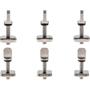 6 PCS Stainless Steel Surfboard Fin Screw No Tool Thumb Fin Screw Surfing Accessories for SUP Longboard Surfboard and Paddleboard