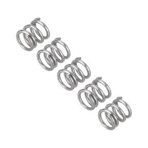 uxcell 5Pcs Compression Spring, Wire Diameter 0.028", OD 0.2", Free Length 0.2" 304 Stainless Steel Coil Mechanical Compressed Spring, Silver