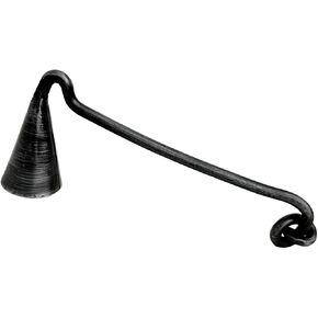 Hand Forged Knot Handle Metal Candle Snuffer Wrought Iron Handmade Candle Snuffer for Home Classic Look Black Antique Finish Candle Snuffer