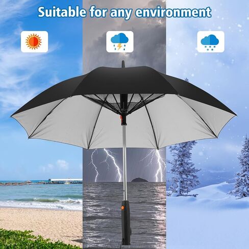 Misting umbrella with Fan, umbrella comes with an integrated misting fan, blocking 99.9% of UV rays.cooling solution for summer festivals, beach outings, and other sun-soaked activities in Saudi Arabia