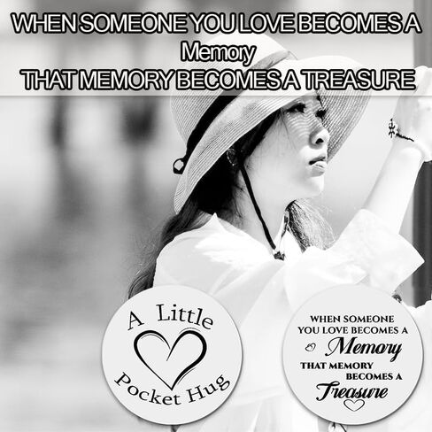 Sisadodo Pocket Hug Token Long Distance Relationship Keepsake Gifts for Women Birthday Christmas Gifts With Leather Keychain in Saudi Arabia