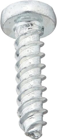 Small Parts 0404LTP Steel Thread Rolling Screw for Plastic, Zinc Plated, Pan Head, Star Drive, #4-20 Thread Size, 1/4" Length (Pack of 100) in Saudi Arabia