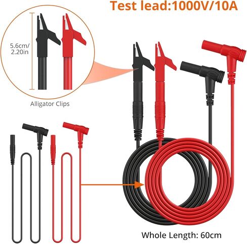 مجموعة أدوات اختبار متعددة 24 قطعة من Proster مع مجسات متعددة مطلية بالذهب قابلة للاستبدال in Kuwait