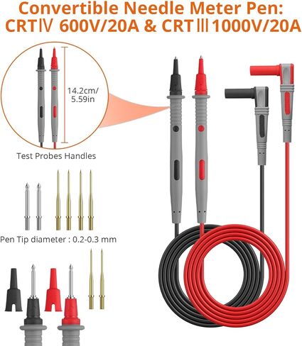 مجموعة أدوات اختبار متعددة 24 قطعة من Proster مع مجسات متعددة مطلية بالذهب قابلة للاستبدال in Kuwait