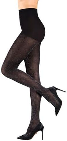 Badgley Mischka Lori Lurex Diamond Tights in Saudi Arabia