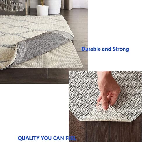 5x7ft Non Slip Rug Pads, Area Rug Pad Gripper for Hardwood Floors,Rug Pad Gripper for Any Hard Surface Floors with 5x8 Area Rugs,Runner Anti Slip Skid in Saudi Arabia