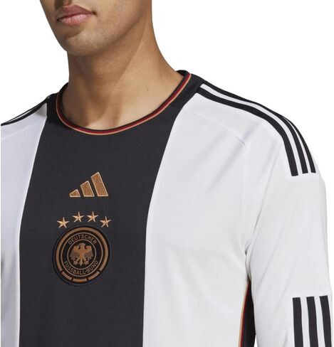 adidas Men's Soccer Germany 2022 Long Sleeve Home Jersey - with Moisture-Absorbing AEROREADY in Saudi Arabia