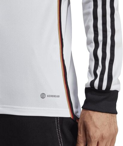 adidas Men's Soccer Germany 2022 Long Sleeve Home Jersey - with Moisture-Absorbing AEROREADY in Saudi Arabia