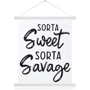 Spakon Teenager Room Hanging Decor Sweet Sign Girl Room Aesthetic Stuff Cute Room Minimalist Decor Bedroom Porch Aesthetic Decorations for Teen Girls Aesthetic, 11.8 x 13.8 Inches