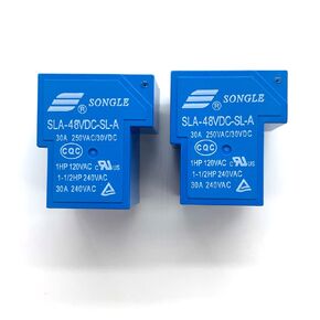 2Pcs 5pins 48V SLA-48VDC-SL-A Power Relay T90 30A 250VAC 30VDC Relay