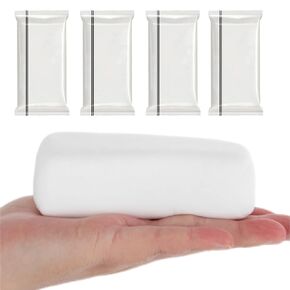 Waterproof Duct Seal Repair Sealing Clay 4 Pack White Moldable Silicone Putty, Quick Mending Mud for Pipe Connection, Wall Hole, Air Conditioning Holes
