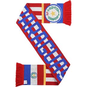 Paraguay Soccer Knit Scarf